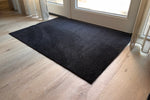 Schoonloopmat op maat Deluxe zwart, detail