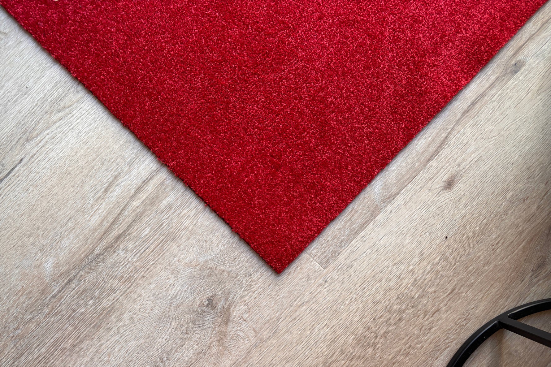 Schoonloopmat op maat Deluxe rood, sfeerafbeelding