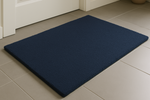 Kokosmat blauw, in situatie