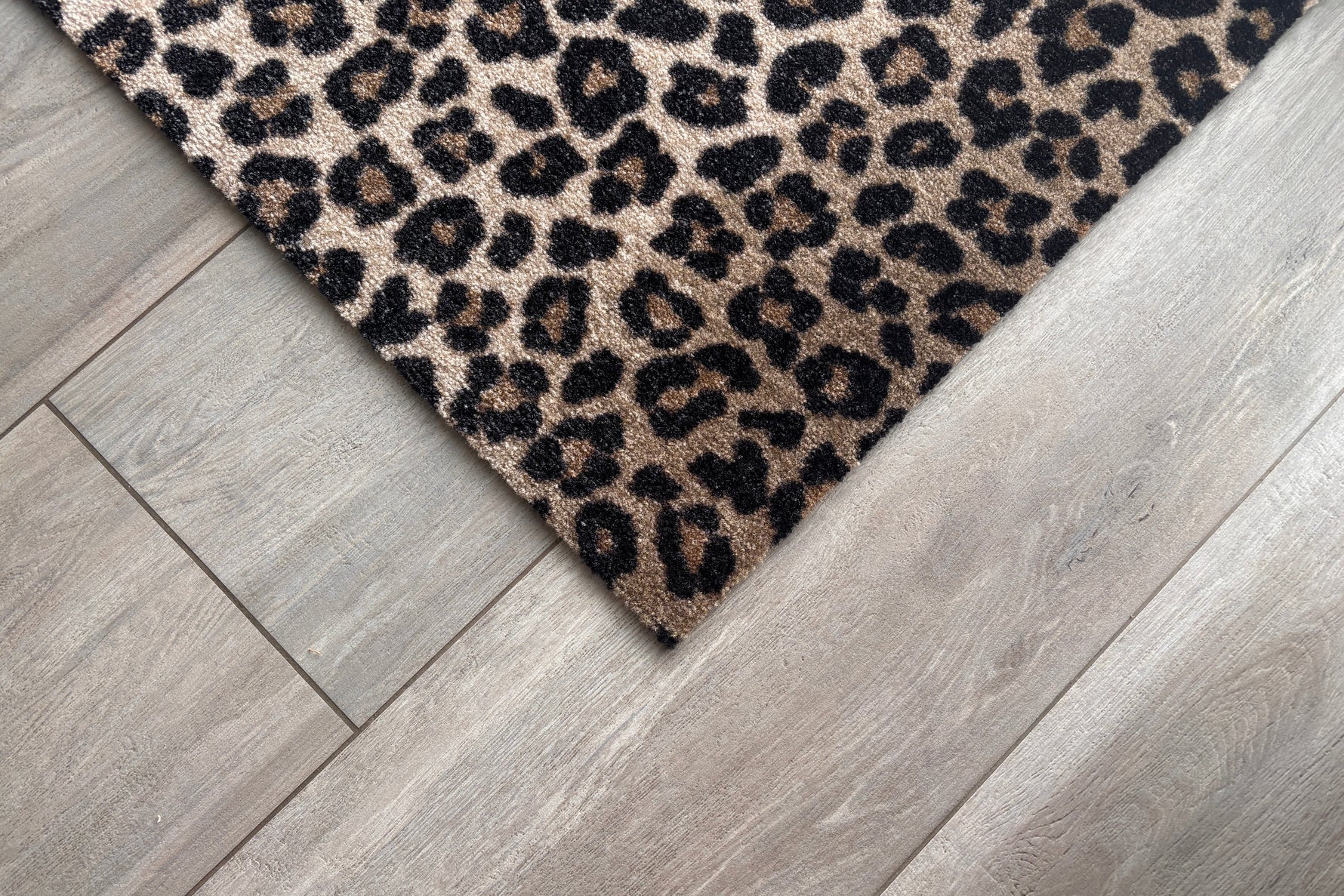Panterprint droogloopmat detail
