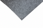 Ribmat grijs detail