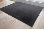Schoonloopmat Shannon zwart close up