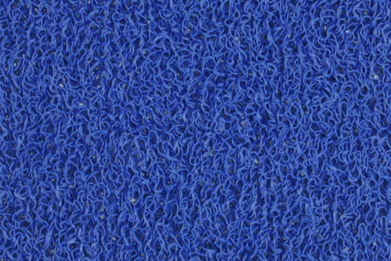 Spaghettimat blauw, detail
