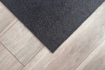Weekmakervrije droogloopmat zwart detail