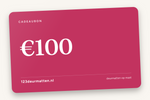 Cadeaubon van 123deurmatten.nl ter waarde van 100 euro