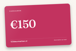 Cadeaubon van 123deurmatten.nl ter waarde van 150 euro