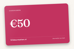 Cadeaubon van 123deurmatten.nl ter waarde van 50 euro