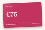 Cadeaubon van 123deurmatten.nl ter waarde van 75 euro